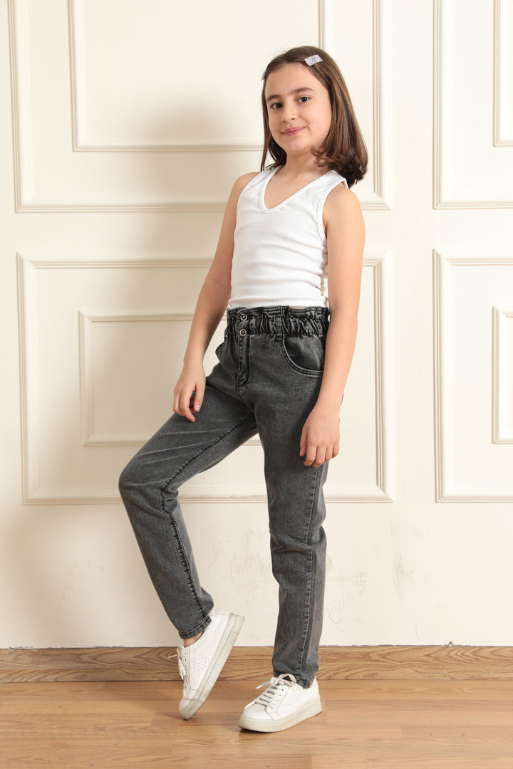 MPL Girl's Wide Leg High Waist Pants 61422 - García