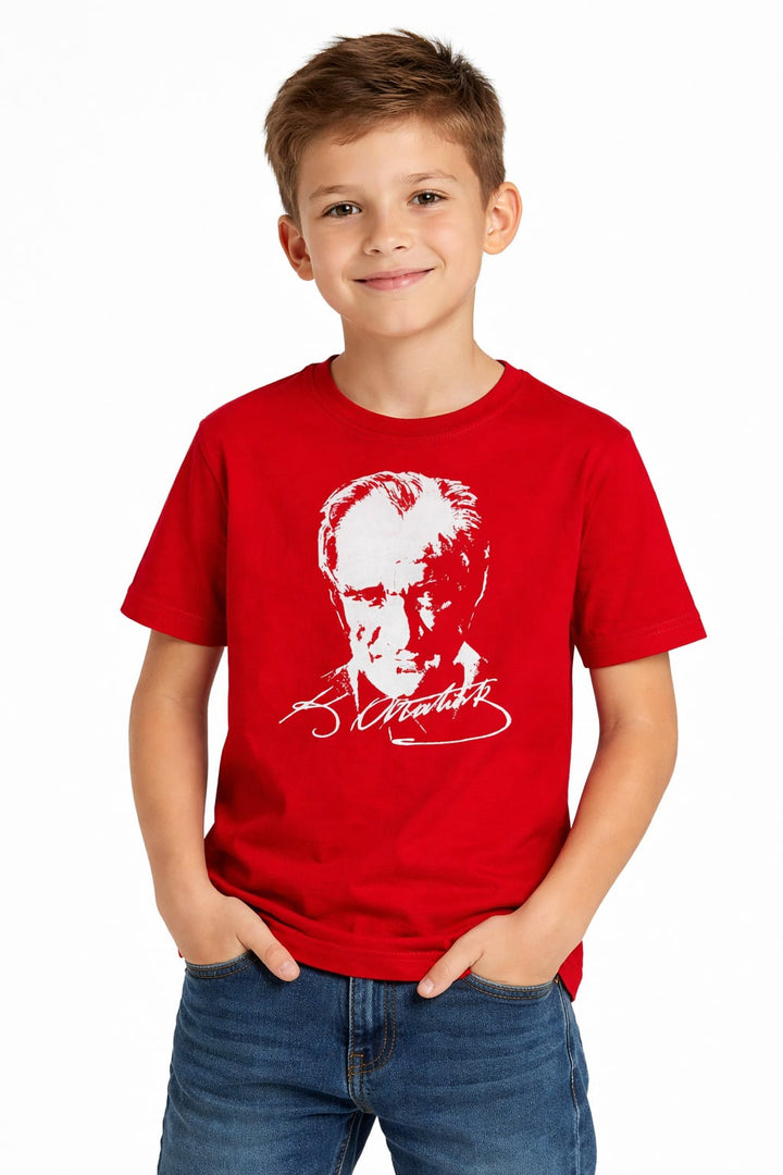MPL Çocuk Kısa Kol Atatürk Baskılı Tshirt - Abbotsford
