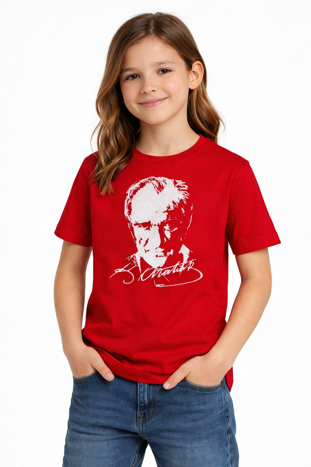 MPL Çocuk Kısa Kol Atatürk Baskılı Tshirt - Rheine