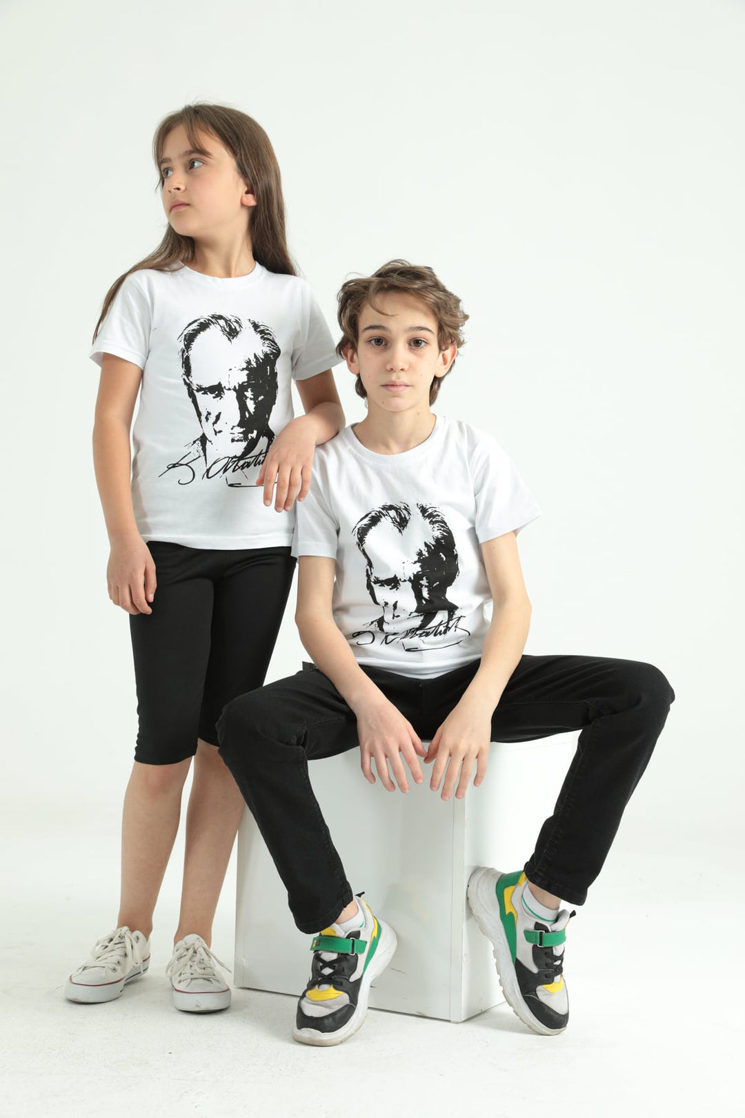 MPL Çocuk Kısa Kol Atatürk Baskılı Tshirt - Clarkstown