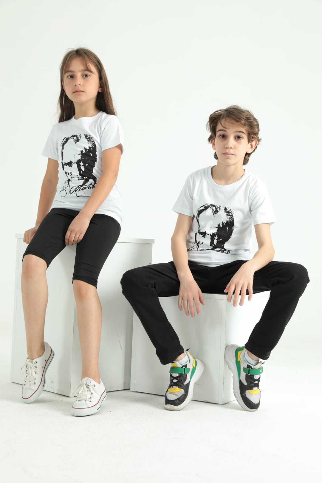 MPL Çocuk Kısa Kol Atatürk Baskılı Tshirt - Clarkstown