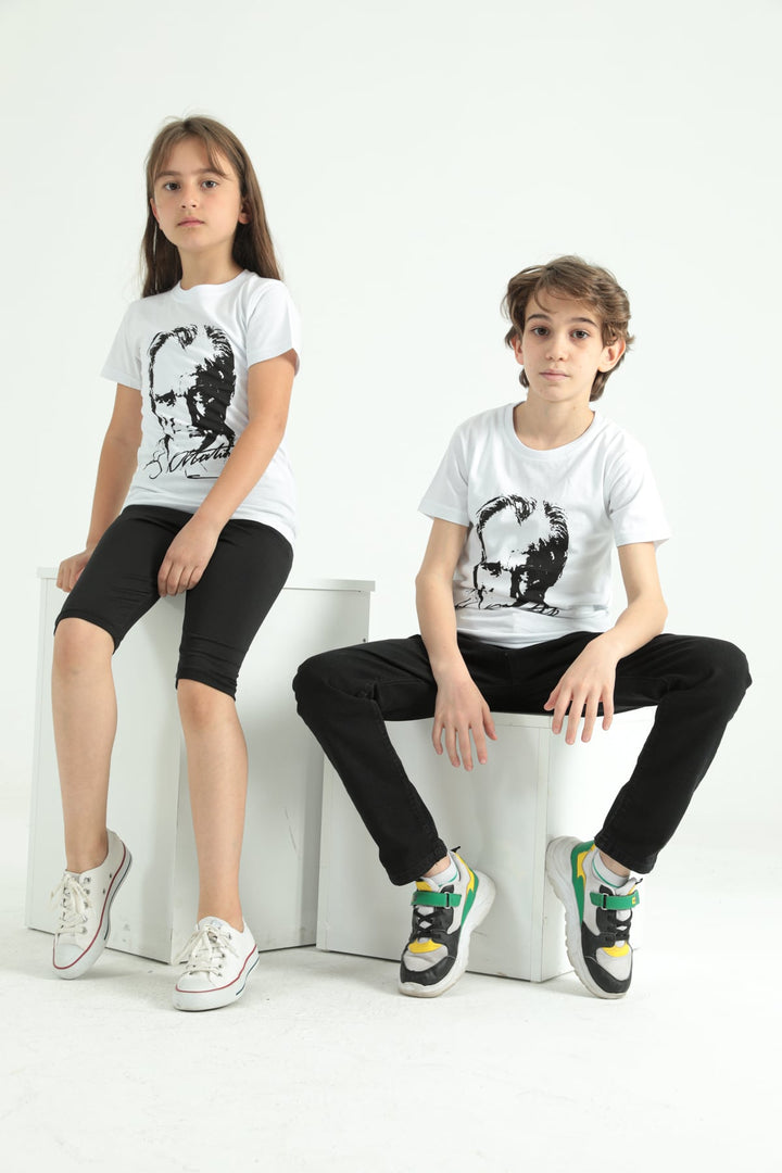 MPL Çocuk Kısa Kol Atatürk Baskılı Tshirt - Clarkstown
