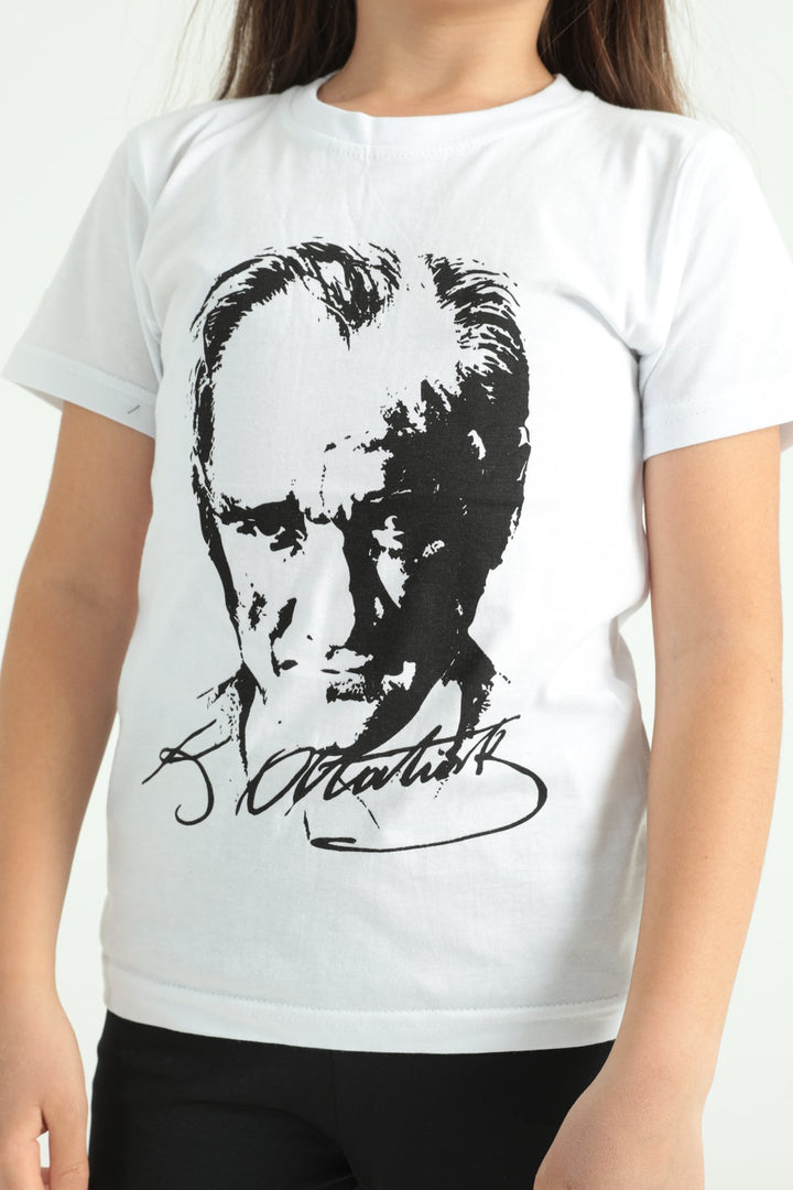 MPL Çocuk Kısa Kol Atatürk Baskılı Tshirt - Clarkstown