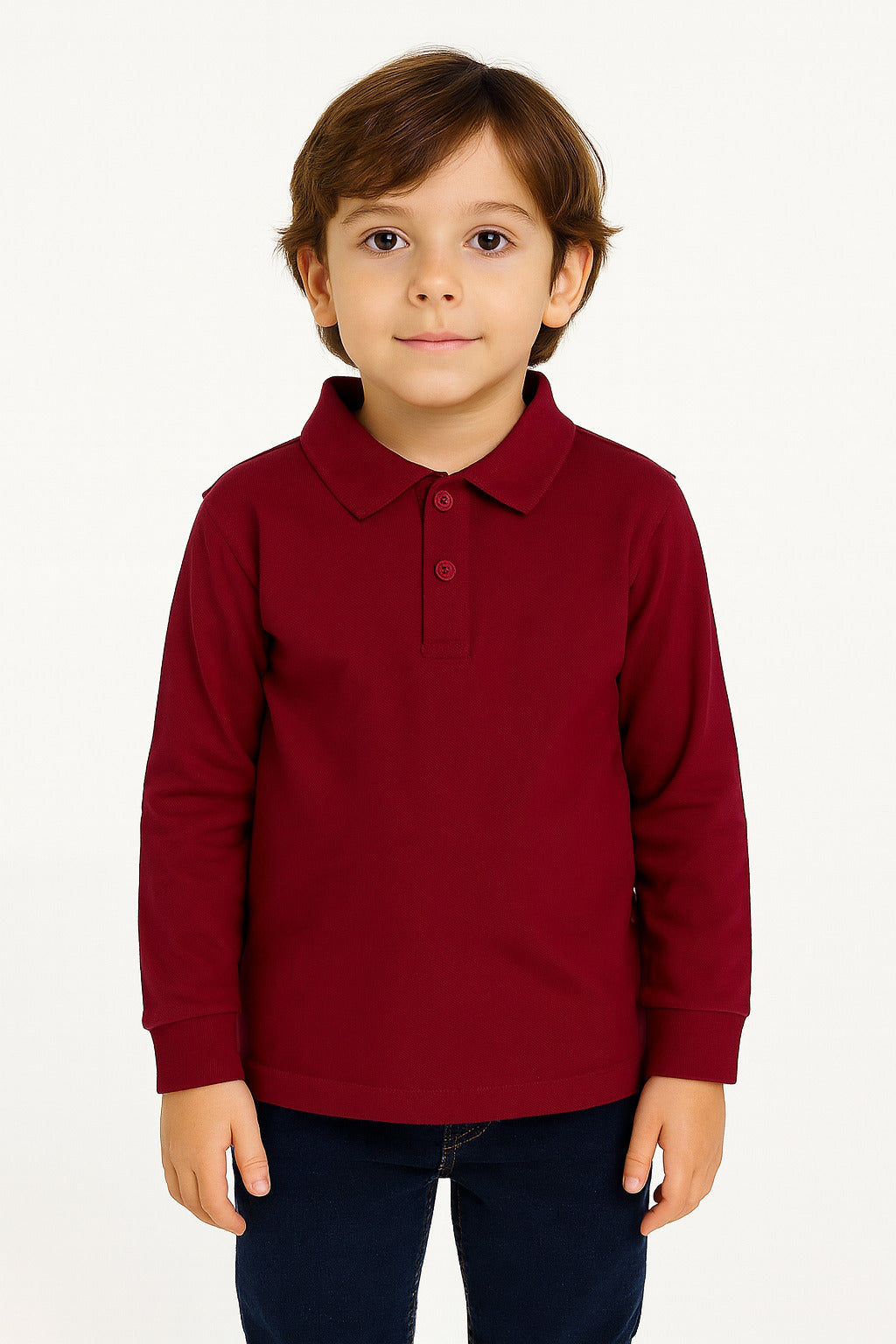 MPL Child Long Sleeve Polo Neck Lacoste T-shirt - Tracy