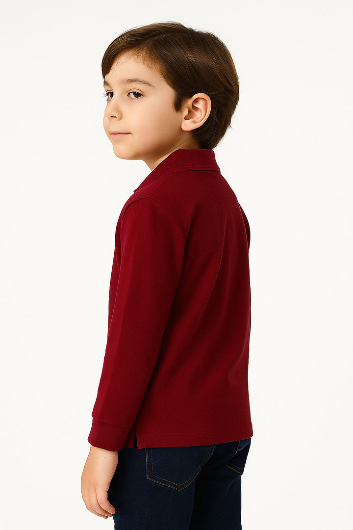 MPL Child Long Sleeve Polo Neck Lacoste T-shirt - Tracy