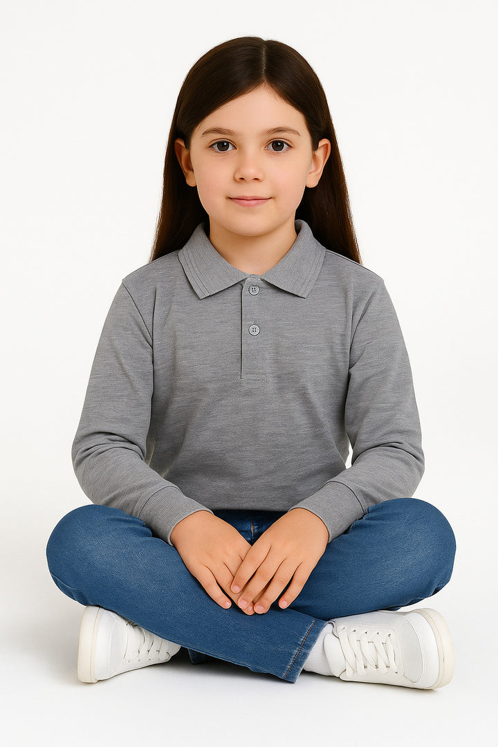 MPL Child Long Sleeve Polo Neck Lacoste T-shirt - Blainville