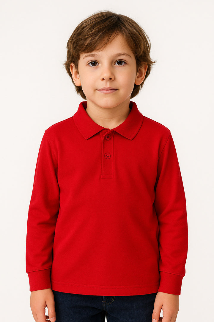 MPL Child Long Sleeve Polo Neck Lacoste T-shirt - State College