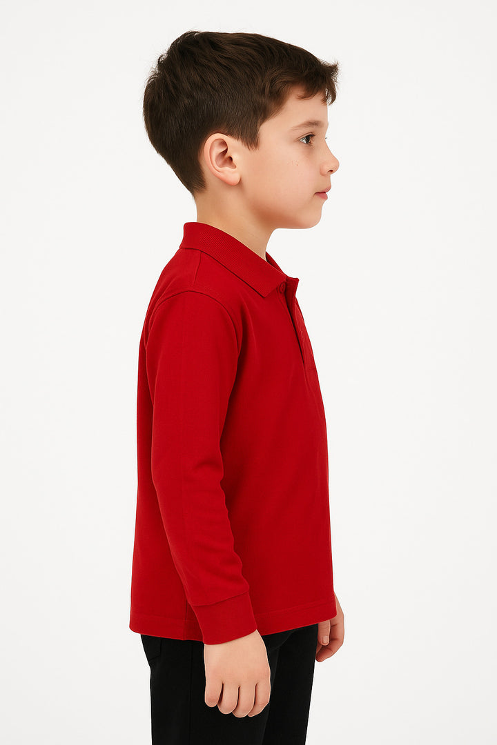 MPL Child Long Sleeve Polo Neck Lacoste T-shirt - State College