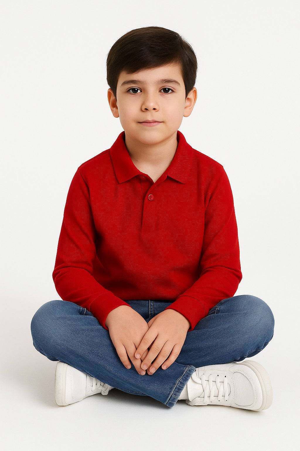 MPL Child Long Sleeve Polo Neck Lacoste T-shirt - State College