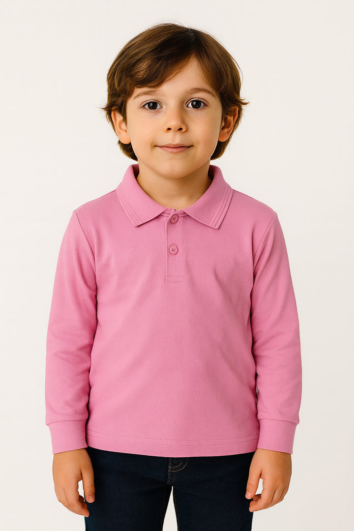MPL Child Long Sleeve Polo Neck Lacoste T-shirt - Reggio di Calabria