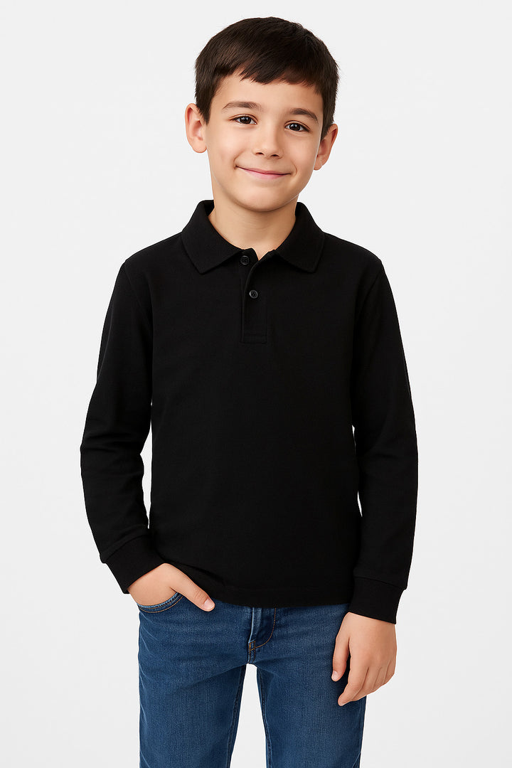 MPL Child Long Sleeve Polo Neck Lacoste T-shirt - Ibbenbüren