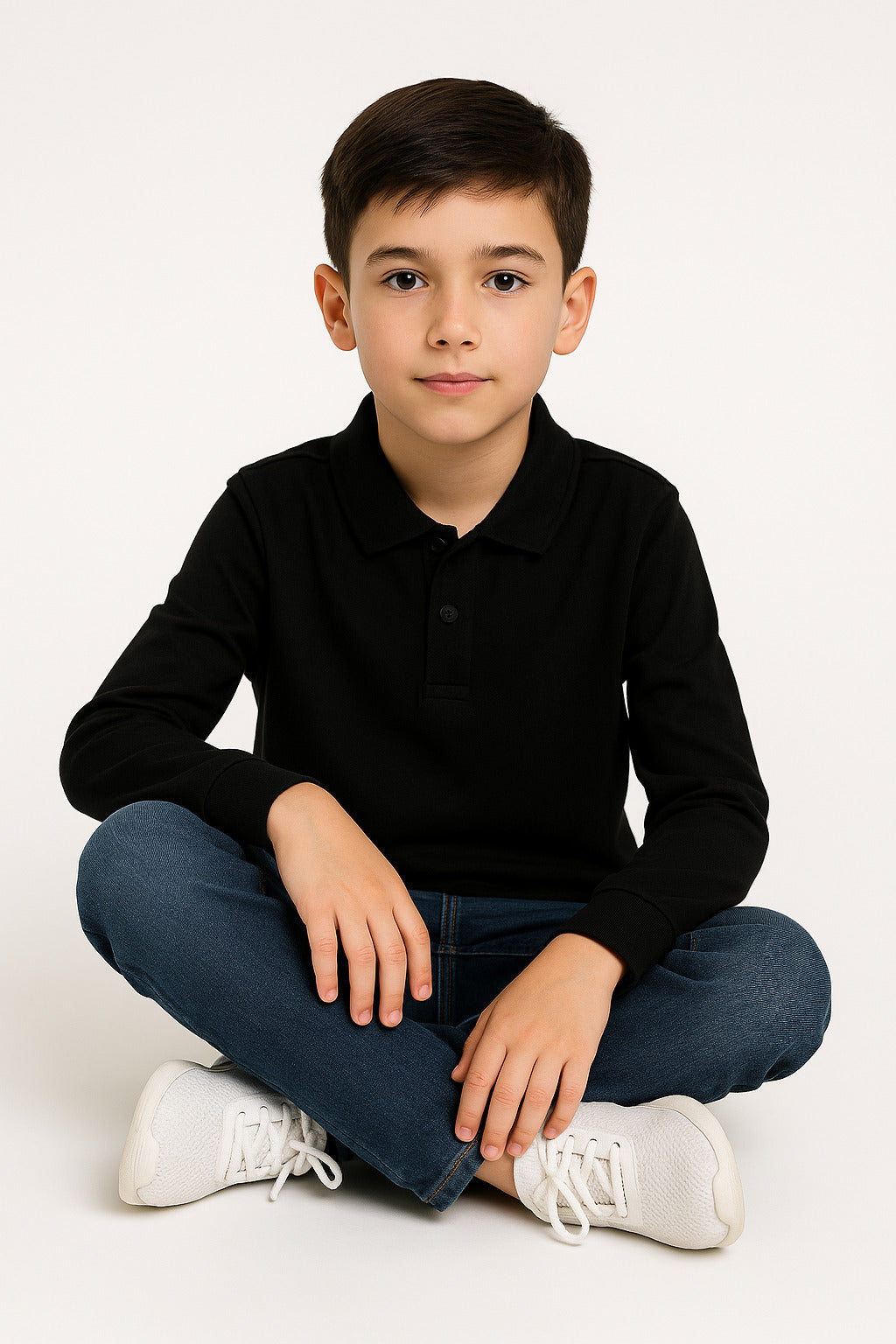 MPL Child Long Sleeve Polo Neck Lacoste T-shirt - Ibbenbüren