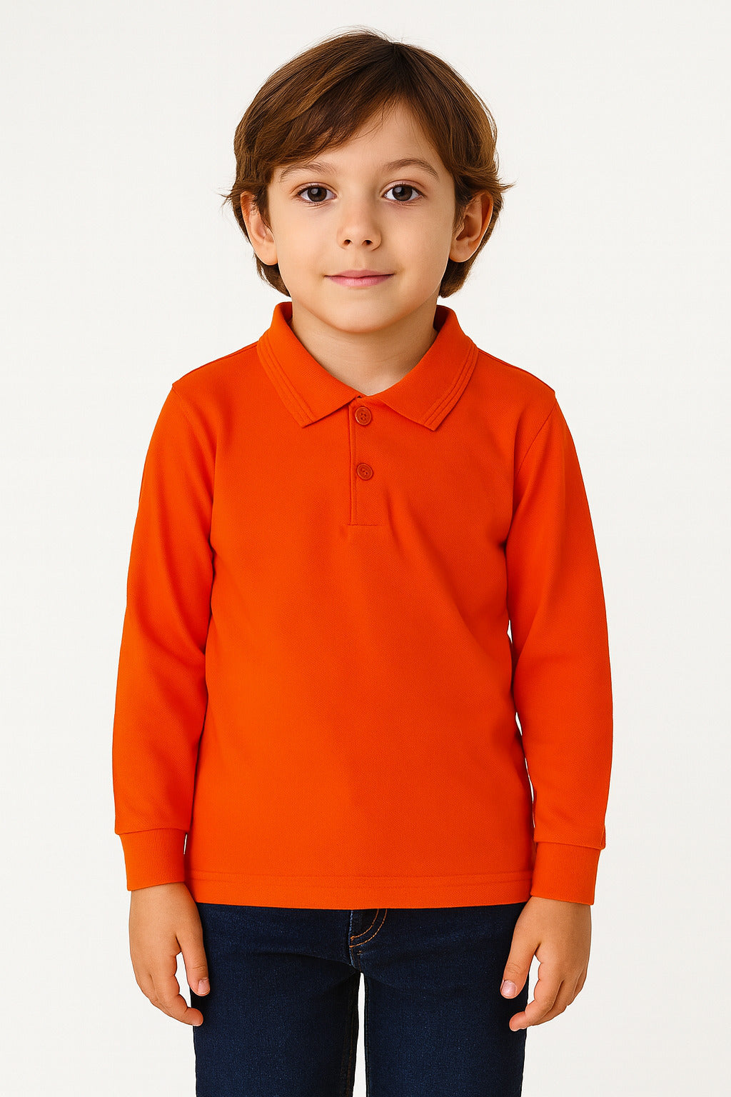 MPL Child Long Sleeve Polo Neck Lacoste T-shirt - Plymouth