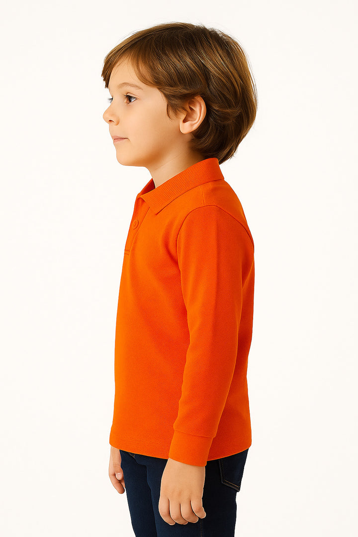MPL Child Long Sleeve Polo Neck Lacoste T-shirt - Plymouth