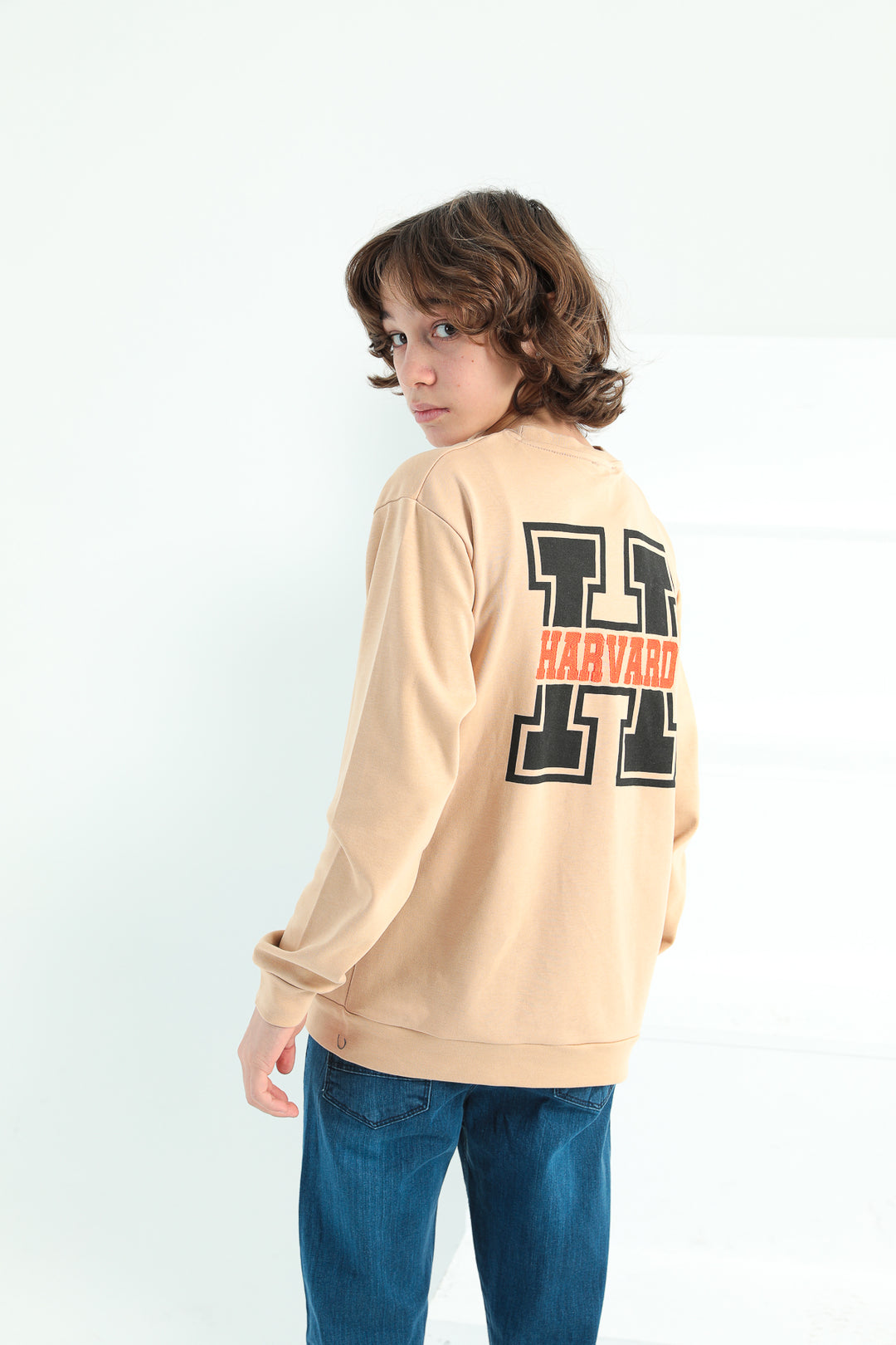 MPL Boy Printed Long Sleeve Sweatshirt 424799 - Bergheim