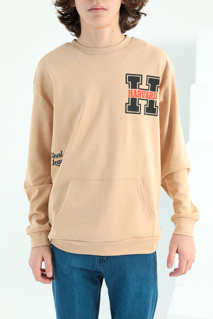 MPL Boy Printed Long Sleeve Sweatshirt 424799 - Bergheim