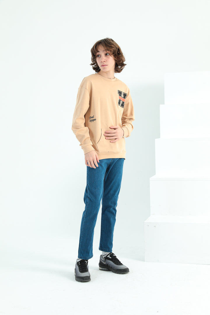 MPL Boy Printed Long Sleeve Sweatshirt 424799 - Bergheim