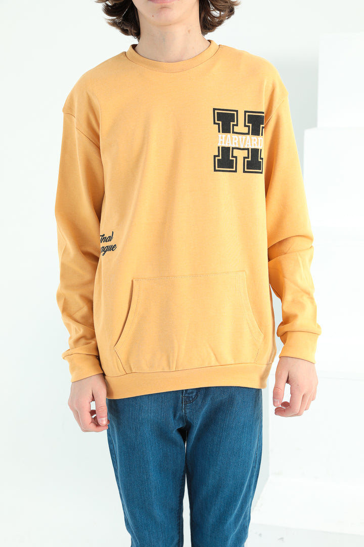 MPL Boy's Printed Long Sleeve Sweatshirt 424799 - Tlalixcoyan