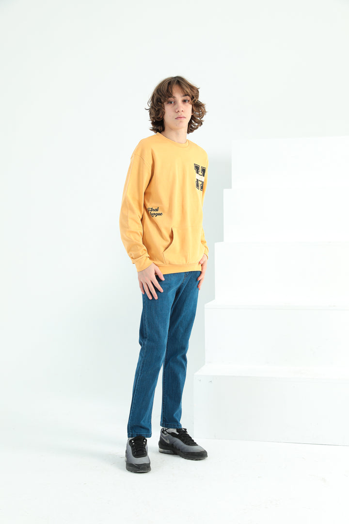 MPL Boy's Printed Long Sleeve Sweatshirt 424799 - Tlalixcoyan