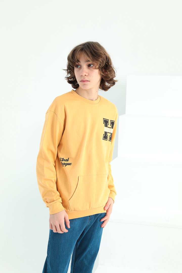 MPL Boy's Printed Long Sleeve Sweatshirt 424799 - Tlalixcoyan