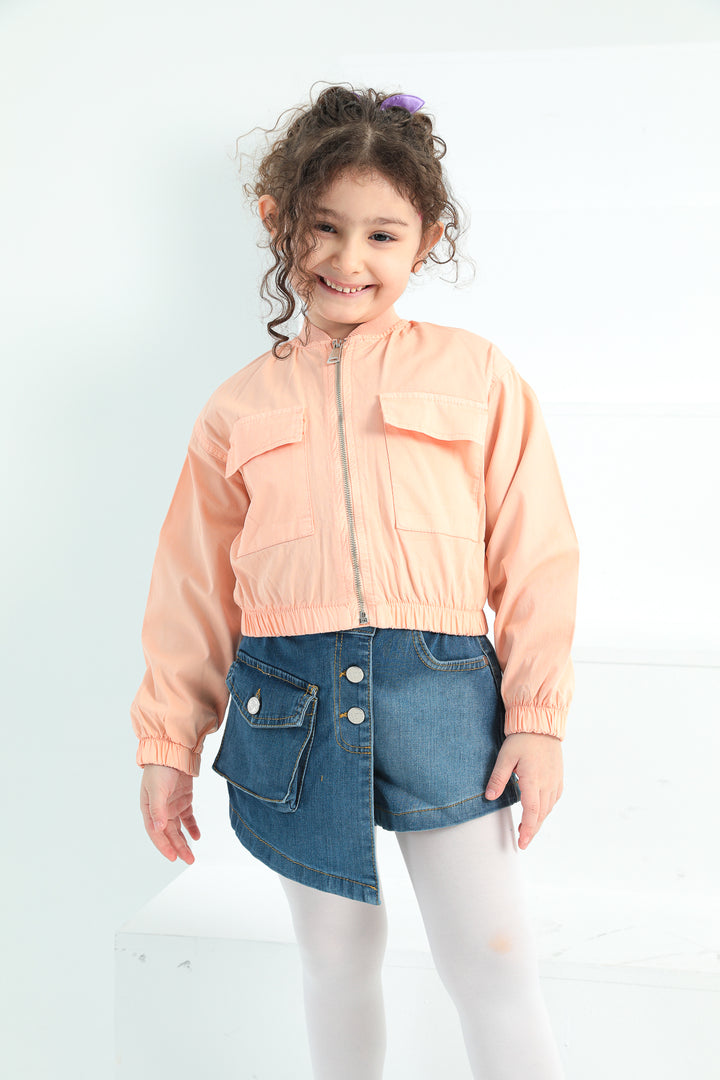 MPL Girl's Pocket Zippered Jacket 724728 - Altamura