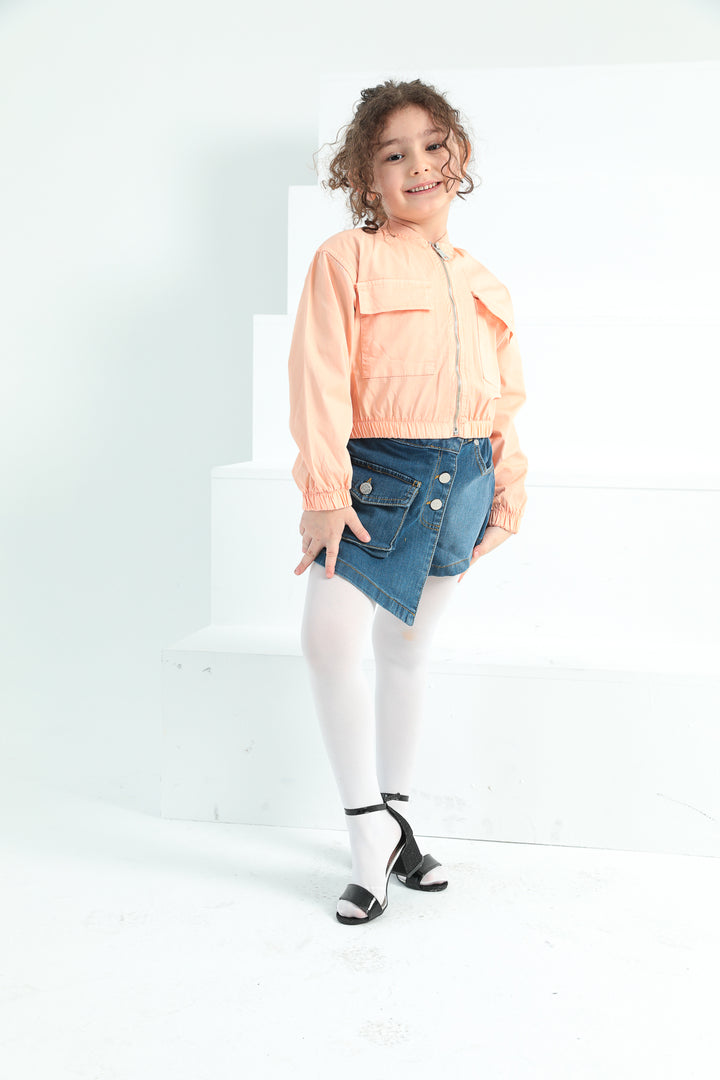 MPL Girl's Pocket Zippered Jacket 724728 - Altamura