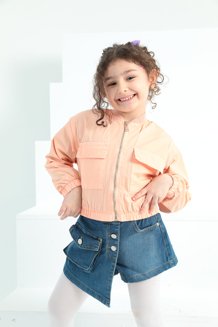 MPL Girl's Pocket Zippered Jacket 724728 - Altamura