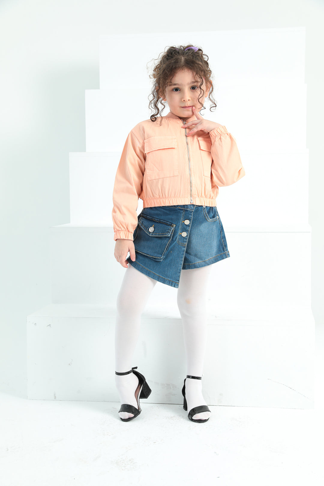 MPL Girl's Pocket Zippered Jacket 724728 - Altamura