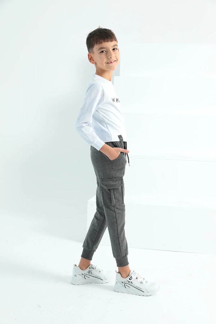 MPL Child Cargo Pocket Sweatpants Bottoms 2322 - Guaymas