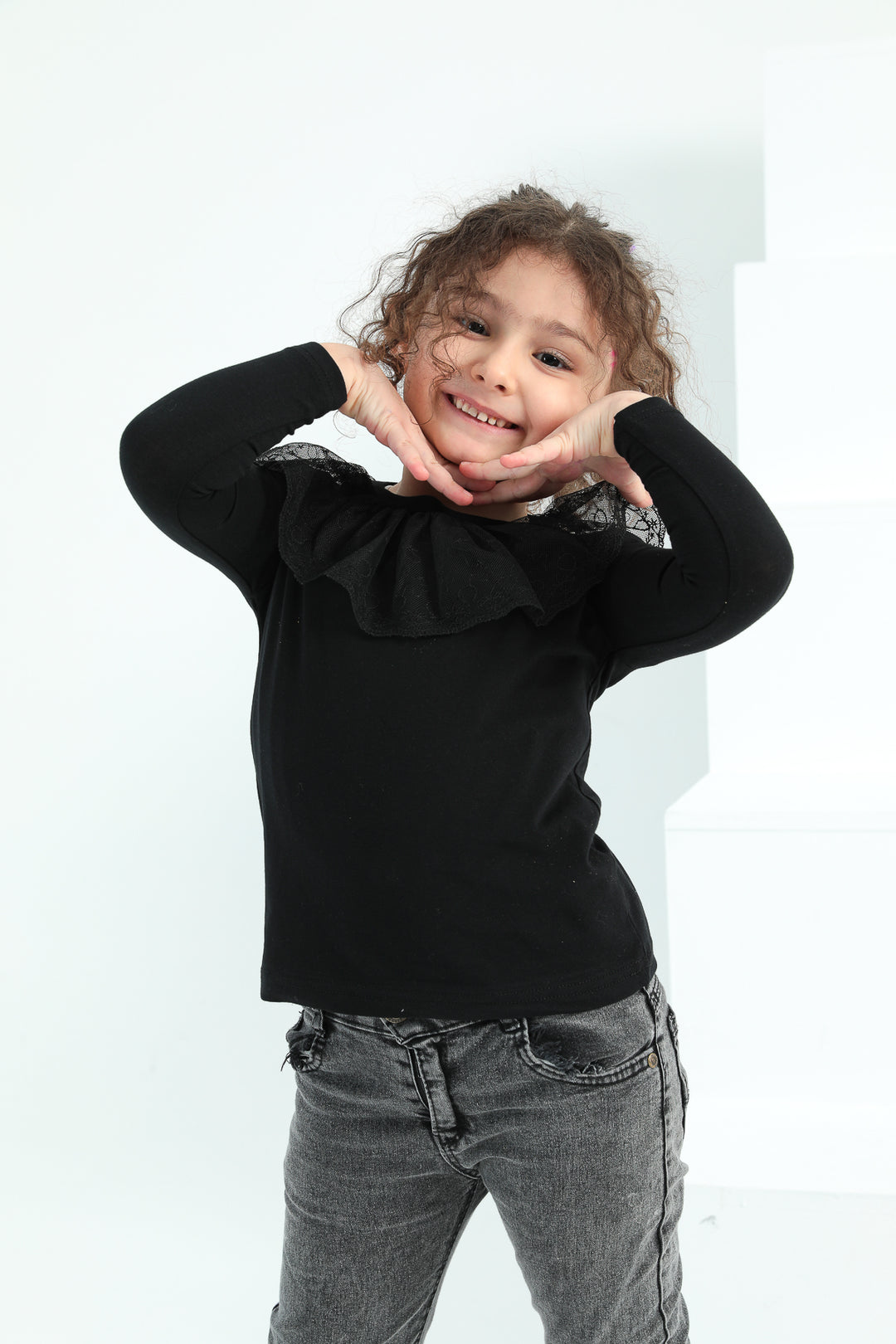 MPL Girl Child Collar Lace Bodysuit 10505 - Parma