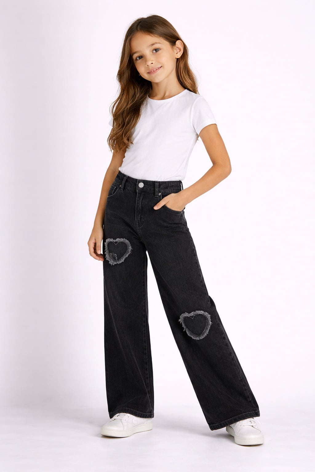MPL Kız Çocuk İnci Yıldız Nakışlı Pantolon - Los Palacios y Villafranca
