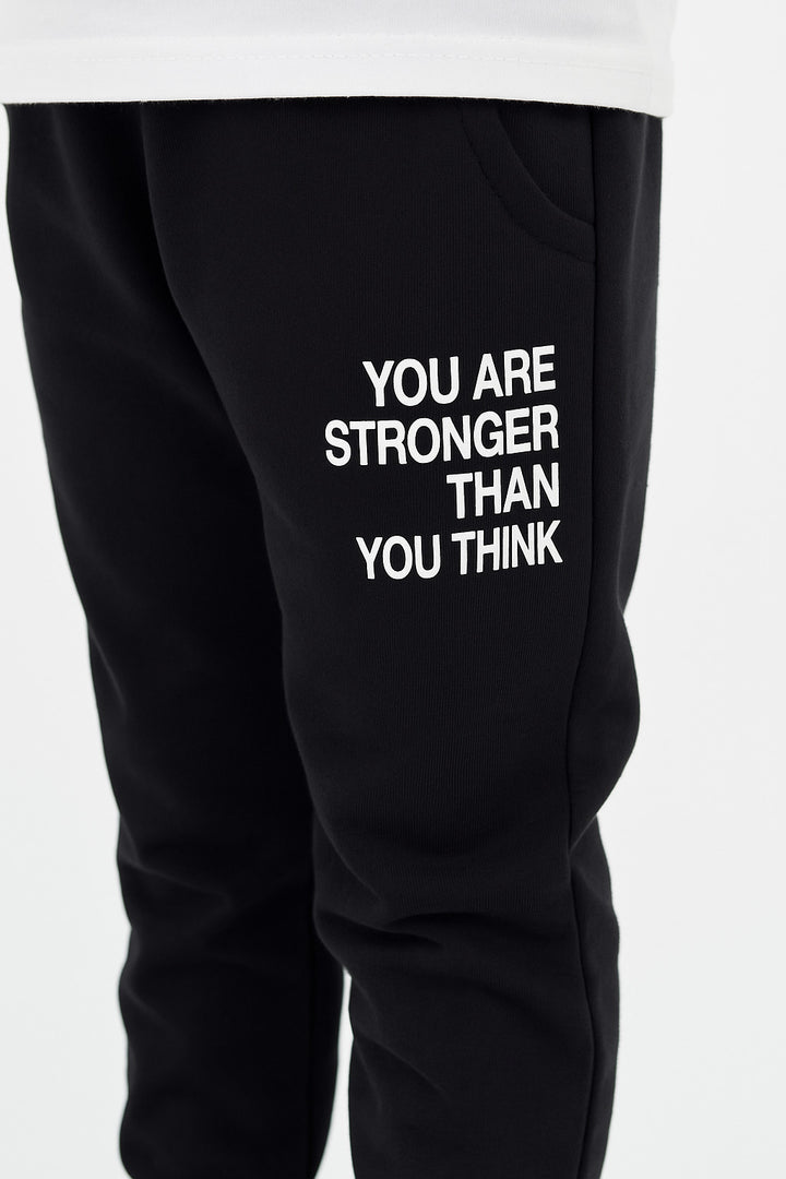 MPL Boy You Are Stronger Printed 52 Years Sweatpants 2402 - Hove