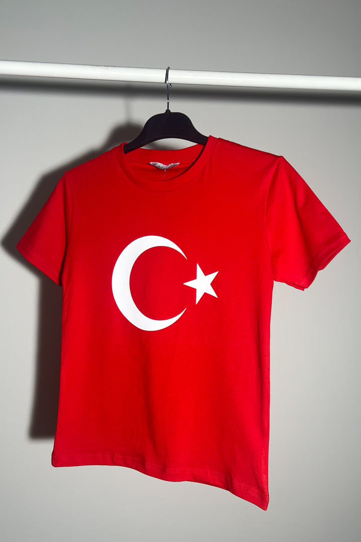 MPL Child Turkish Flag Printed T-Shirt 324318 - Stockton