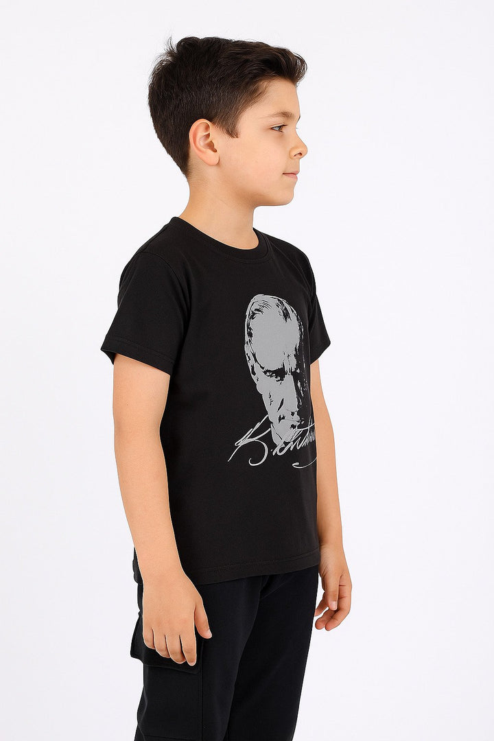 MPL Child Atatürk Printed T-shirt 5-8 Years - Saint-Étienne