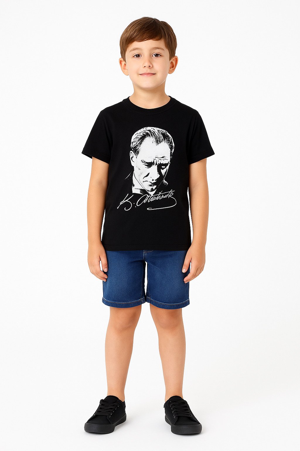 MPL Child Atatürk Printed T-shirt 5-8 Years - Saint-Étienne