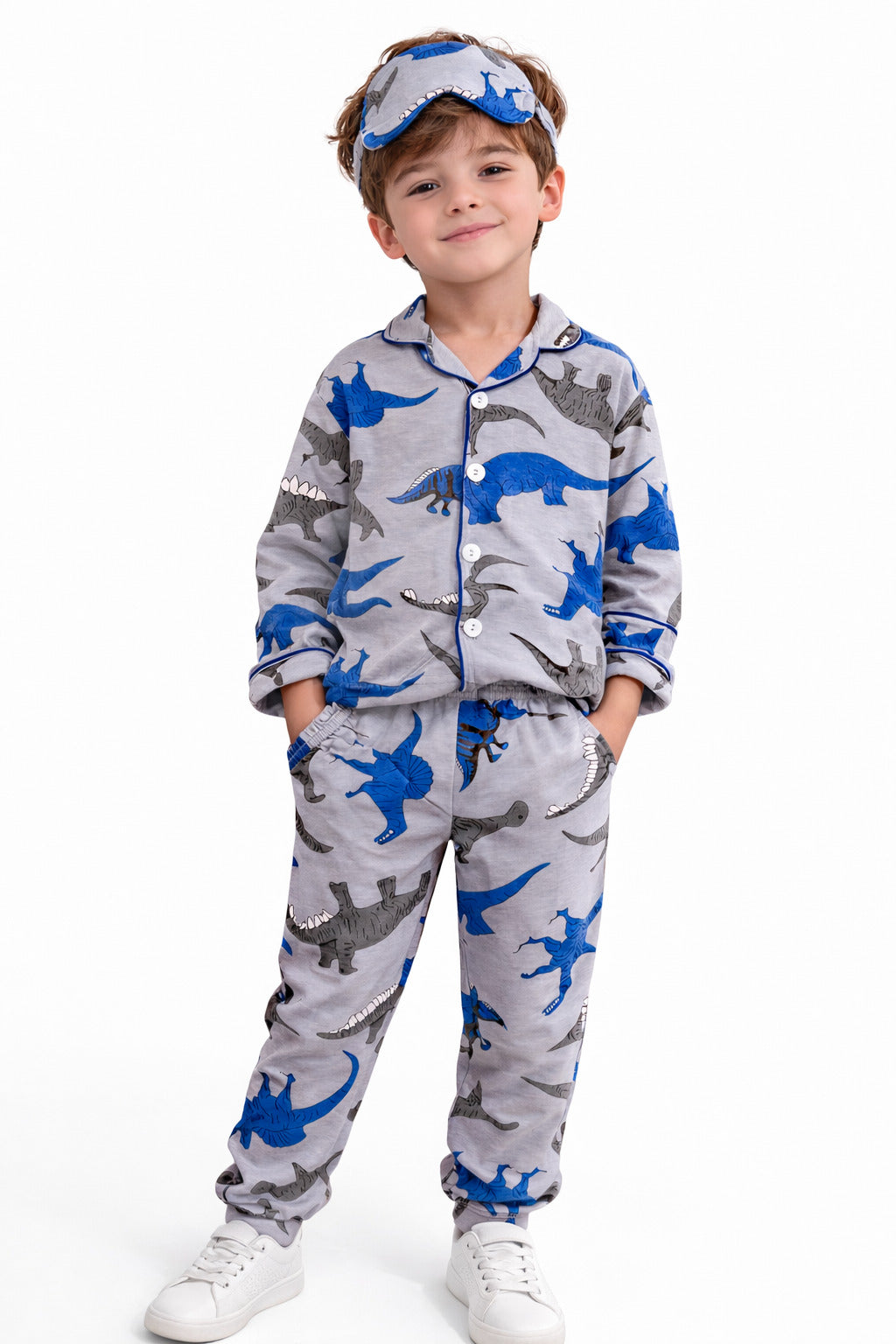 MPL Erkek Çocuk Dinazor Baskılı Pijama Takım - Acámbaro