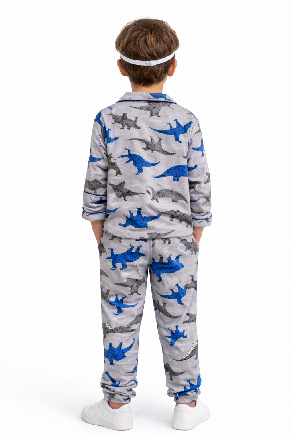 MPL Erkek Çocuk Dinazor Baskılı Pijama Takım - Acámbaro