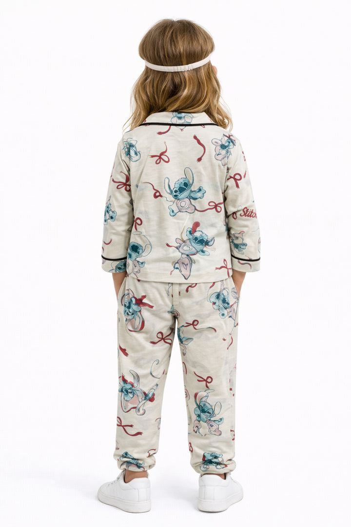 MPL Kız Çocuk Stich Baskılı Pijama Takım - Fredericksburg