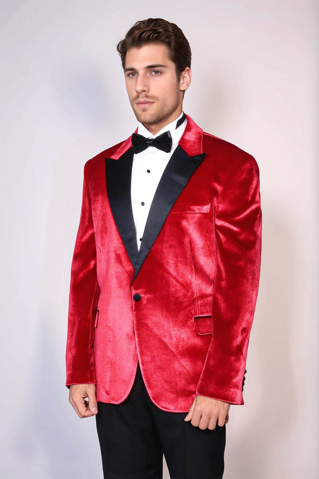 WSS Peak Lapel Velvet Red Men Wedding Tuxedo Blazer  - Bruchsal