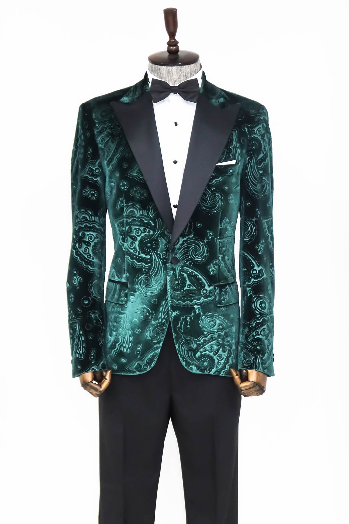 WSS 2 Piece Damask Patterned Velvet Shawl Collar Royal Blue Men s Tuxedo Suit Singen Wholesale Clothing Suppliers