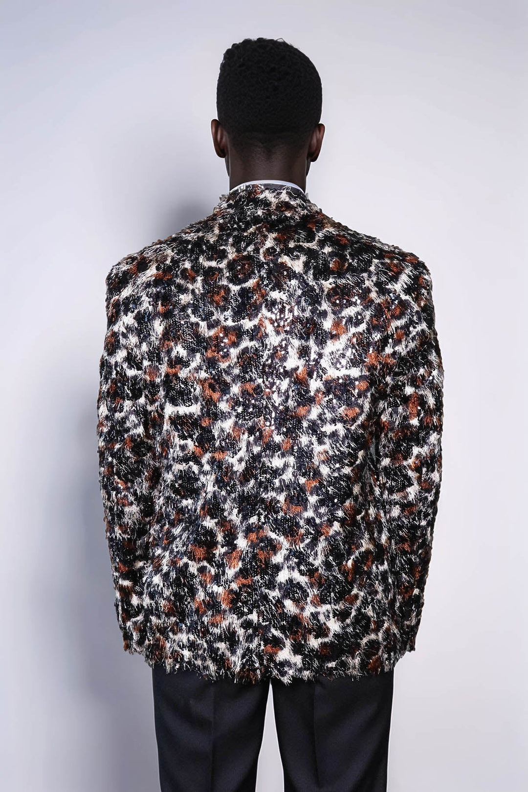 WSS Leopard Patterned  Men's Tuxedo Evening Jacket  - Rio Tinto