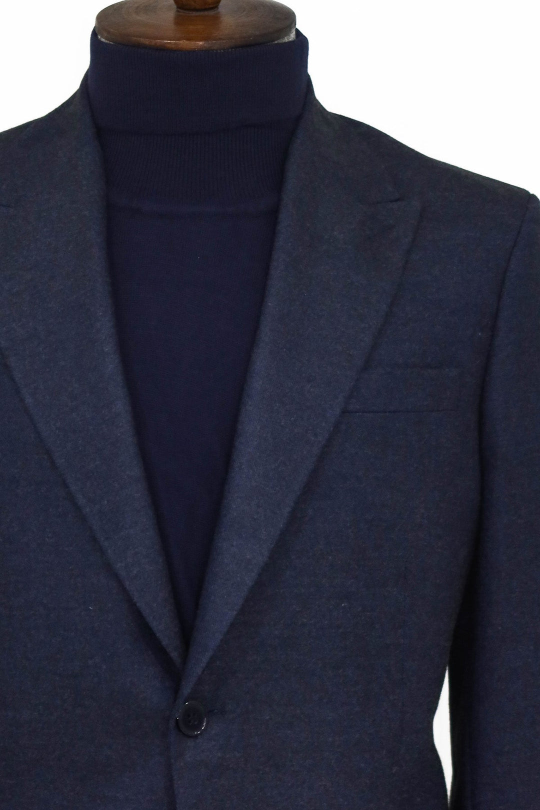 WSS Plain Slim Fit Sport Navy Blue Men Blazer  - Singen