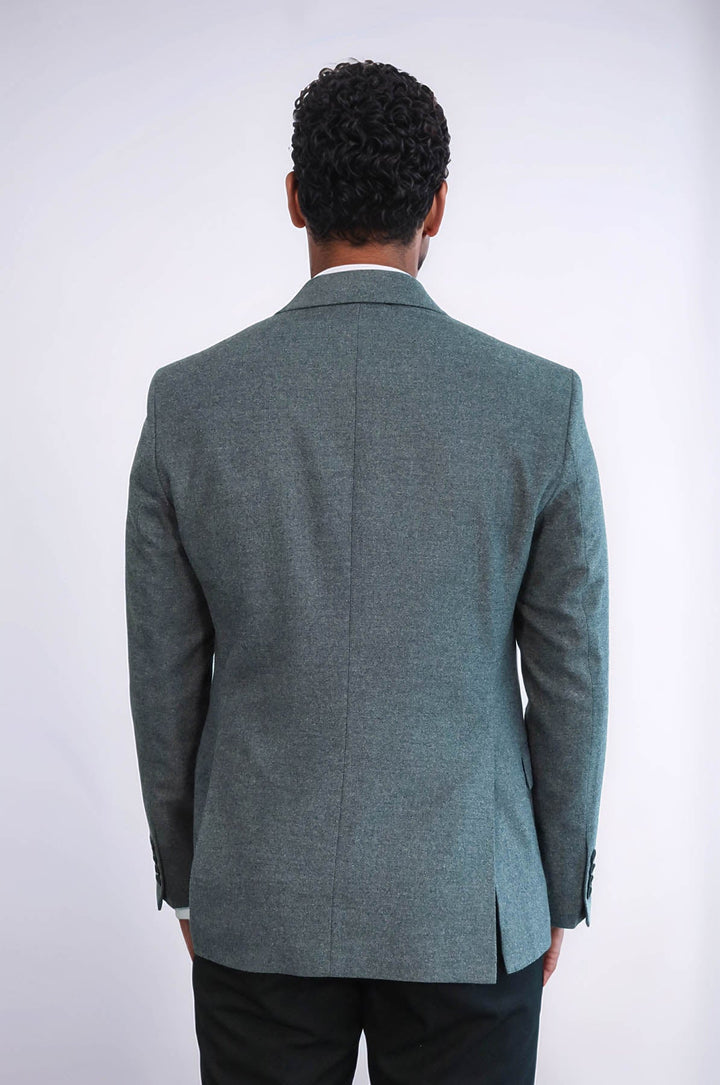WSS Plain Slim Fit Sport Grey Men Blazer  - Seaside