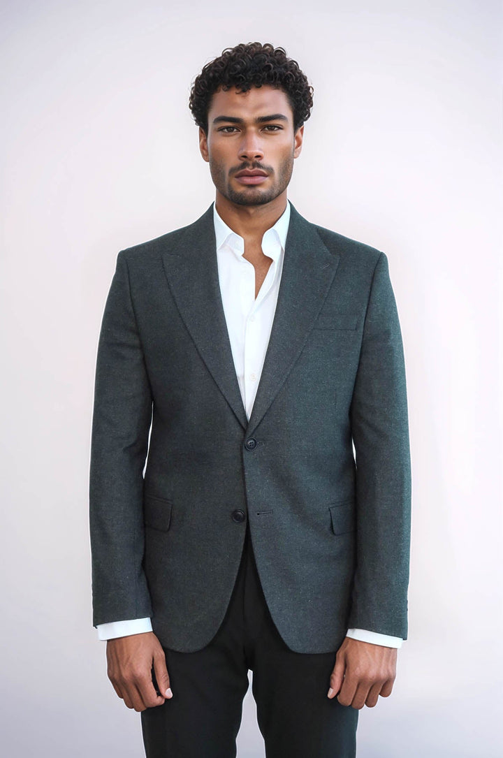 WSS Plain Slim Fit Sport Anthracite Men Blazer  - Villagarcía de Arosa