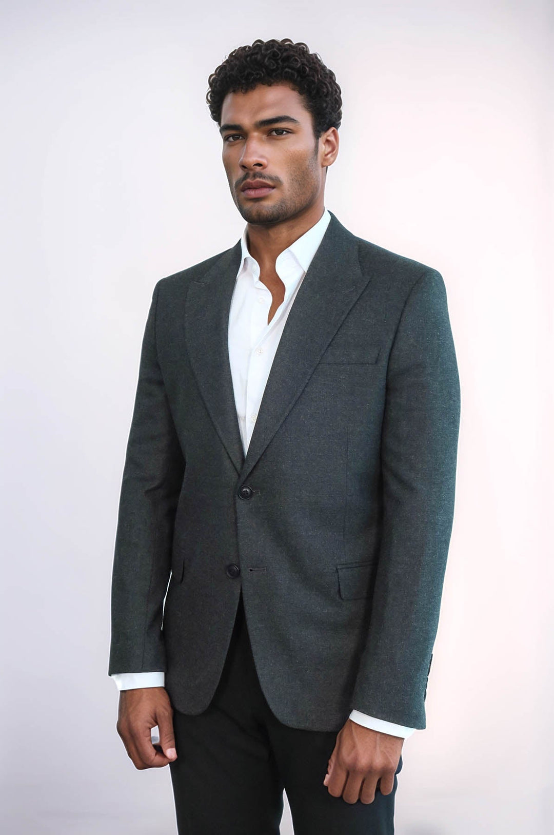 WSS Plain Slim Fit Sport Anthracite Men Blazer  - Villagarcía de Arosa