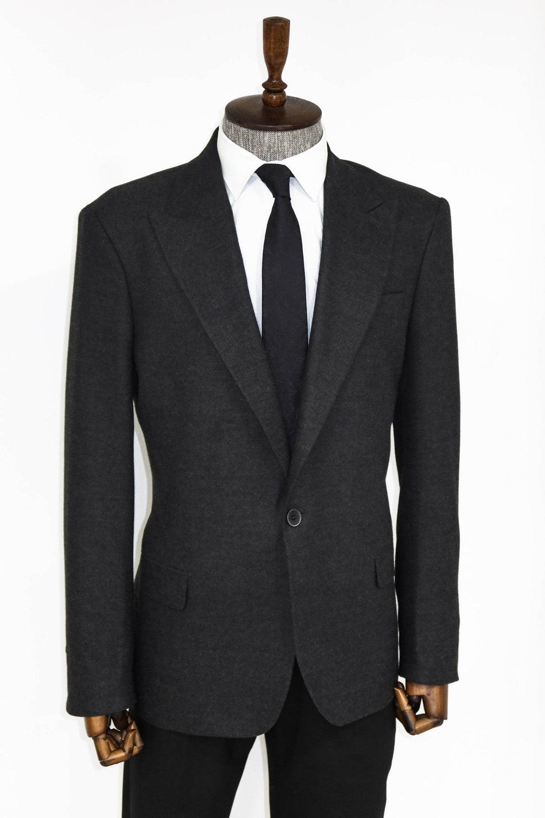 WSS Plain Slim Fit Sport Anthracite Men Blazer and Trousers Combination  - Schorndorf