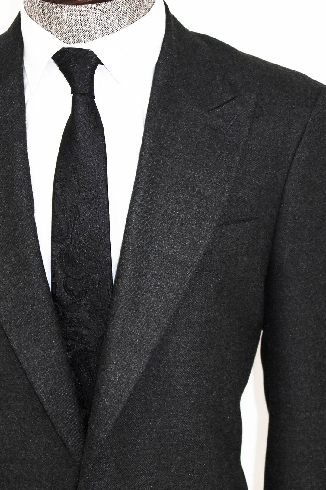 WSS Plain Slim Fit Sport Anthracite Men Blazer and Trousers Combination  - Schorndorf