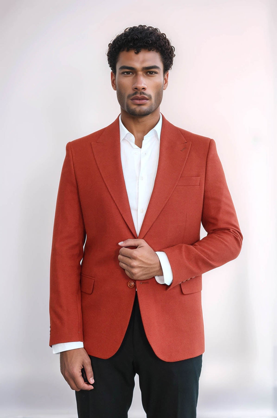 WSS Plain Slim Fit Sport Burgundy Men Blazer  - Marano di Napoli