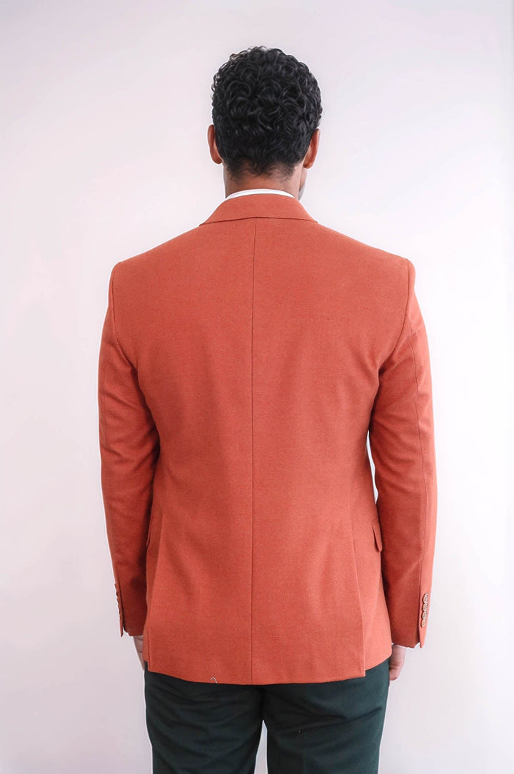 WSS Plain Slim Fit Sport Burgundy Men Blazer  - Marano di Napoli