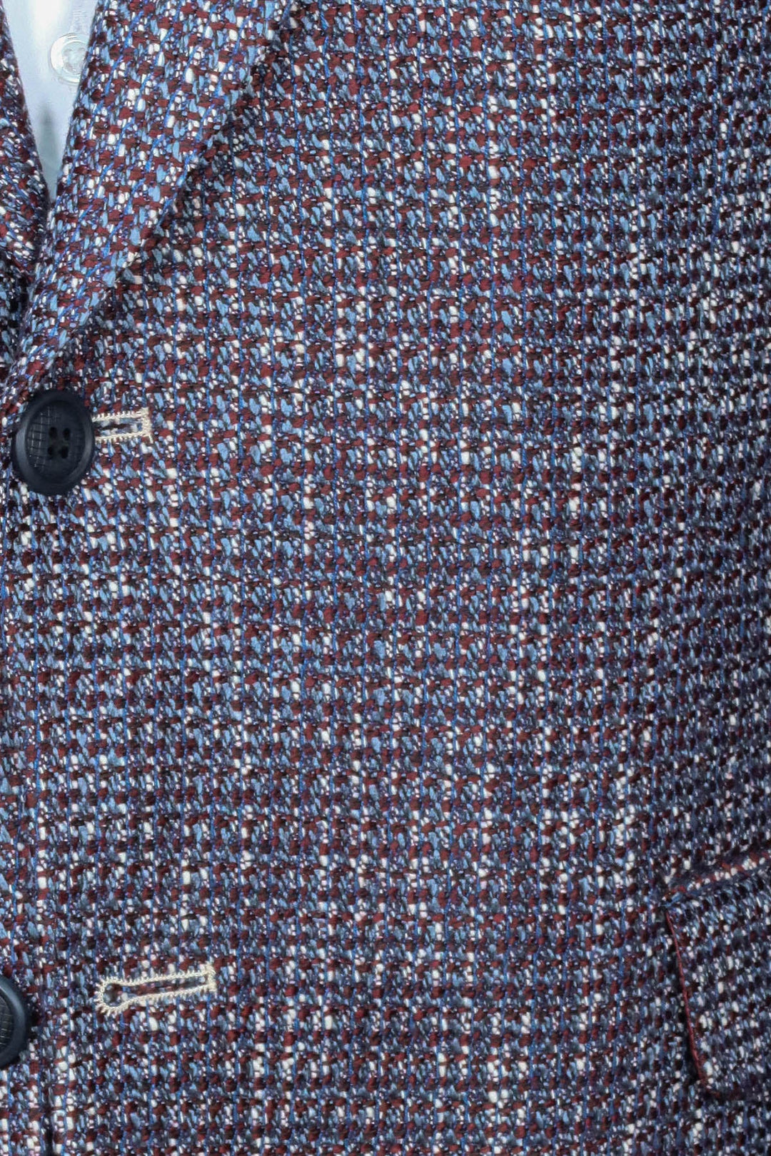 WSS Slim Fit Patterned Sport Purple Men Blazer  - Schertz